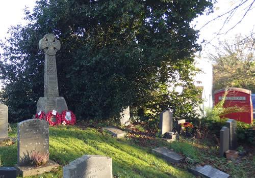 Photo Gallery Image - War Memorial in the graveyard at St Mary's Church